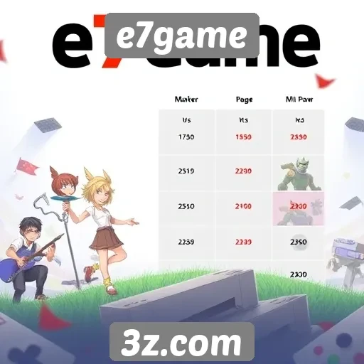 Comparativo de preços entre e7game e concorrentes