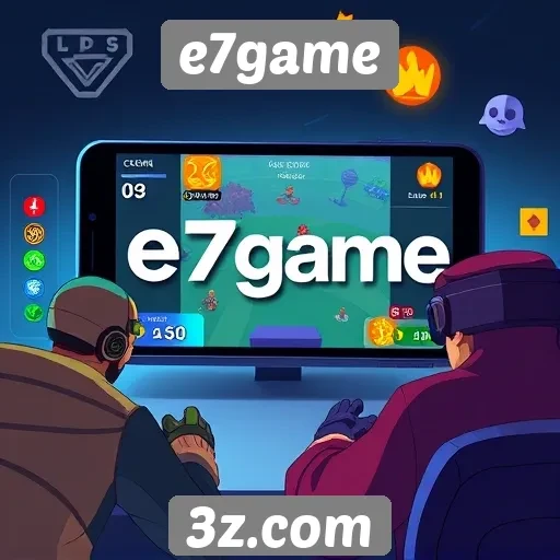 Experiência do usuário no site de jogos e7game